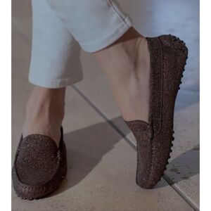 M. Gemi Felize Glitter Driver In Chestnut